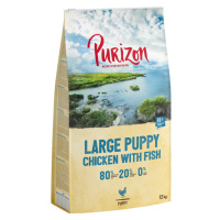 Purizon granule, 10 + 2 kg zdarma - Large Puppy kuře & ryba - bez obilovin