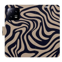 iSaprio Flip pouzdro Zebra Black 02 pro Xiaomi 13