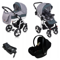 Quero Alu Eco Dětský Kočárek 4V1+ISOFIX13KG Karex