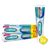 Corega Bez příchuti Extra silný fixační krém na zubní protézu XL 70g - balení 2 ks