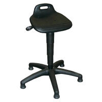 meychair Pracovní stolička, sedák z PU lehčené hmoty, s podlahovými patkami