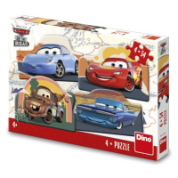 Puzzle Cars na cestě 4x54 dílů