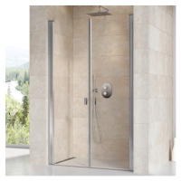 Ravak CHROME CSDL2 - 90 BRIGHT ALU+TRANSPARENT, sprchové dveře otevírací dvoukřídlé (lítačky) 90