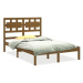 Rám postele medově hnědý masivní dřevo 140 × 200 cm, 3105668