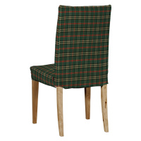 Dekoria Potah na židli IKEA  Henriksdal, krátký, kostka teleno-červená, židle Henriksdal, Quadro