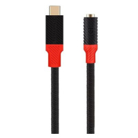 Tactical Pin4Fun Adapter USB-C/Jack 3,5mm 0,1m Black/Red