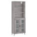 vidaXL Skříň highboard šedá sonoma 69,5 x 34 x 180 cm kompozitní dřevo