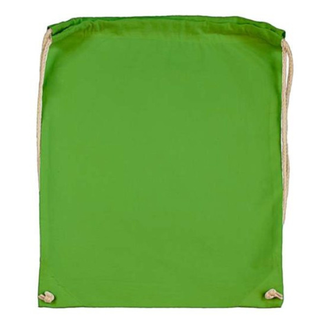 Bavlněný batoh k domalování - barva světle zelená PRIMO