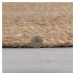 Flair Rugs koberce Kusový koberec Capri Jute Natural kruh - 133x133 (průměr) kruh cm