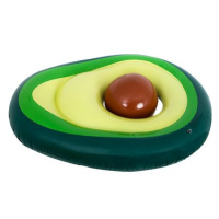 IKONKA Nafukovací plavecká matrace s avokádovým míčem se semínky 150 cm XL