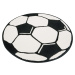 Hanse Home Collection koberce Dětský kusový koberec Prime Pile Fussball 100015 - 200x200 (průměr