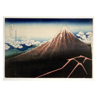 Katsushika Hokusai - Obrazová reprodukce Fuji above the Lightning',, (40 x 26.7 cm)
