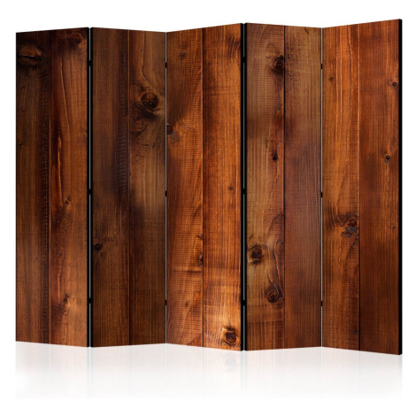 Paraván Pine Board Dekorhome 225x172 cm (5-dílný),Paraván Pine Board Dekorhome 225x172 cm (5-díl