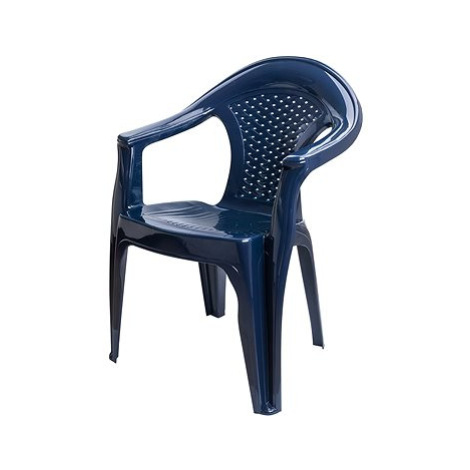 MEGA PLAST Židle zahradní GARDENIA, tmavě modrá MEGAPLAST