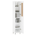 vidaXL Skříň highboard bílá 34,5 x 34 x 180 cm kompozitní dřevo