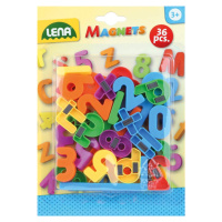 Popron.cz Lena 65747 magnet čísla a znaky, cca 3 cm, 36 kusů, malý