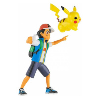 Pokémon akční figurky Ash a Pikachu 11 cm