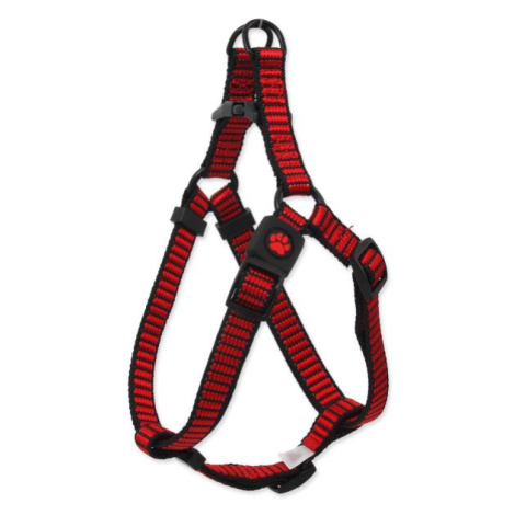 Postroj Active Dog Premium M červený 2x53-77cm