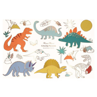 Papírová prostírání v sadě 8 ks 28x42.5 cm Dinosaurs – Meri Meri