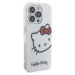 Zadní kryt Hello Kitty IML Daydreaming Logo pro Apple iPhone 13 Pro, bílá