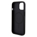 Zadní kryt Guess PU 4G Stripe MagSafe pro Apple iPhone 15, černá