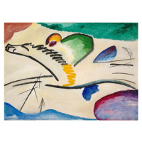 Obrazová reprodukce Lyrical (1911), Wassily Kandinsky, 40 × 30 cm