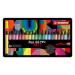 STABILO Pen 68 MAX Vláknový fix s klínovým hrotem - sada 20 barev v plechu ARTY