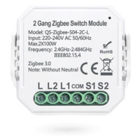 Smoot ZigBee Switch Module bez nuláku dvoukanálový
