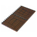 WPC zámková dlaždice mozaika (třešeň) 23 x 300 x 300 mm 23 × 300 × 300 mm