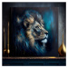 Dekorativní malba na plátně - PREMIUM ART - Lion's Strength and Grace