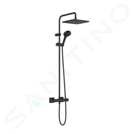 Hansgrohe Vernis Shape Sprchový set Showerpipe 240 s termostatem, 2 proudy, matná černá 26427670