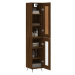 vidaXL Skříň highboard hnědý dub 34,5 x 34 x 180 cm kompozitní dřevo