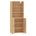 vidaXL Skříň highboard dub sonoma 69,5 x 34 x 180 cm kompozitní dřevo