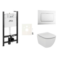 Cenově zvýhodněný závěsný WC set Jika do lehkých stěn / předstěnová montáž+ WC Ideal Standard Te