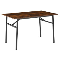 tectake 404334 jídelní stůl swansea 120x75x76cm - Industriální dřevo tmavé, rustikální - Industr