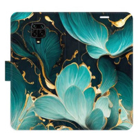 iSaprio flip pouzdro Blue Flowers 02 pro Xiaomi Redmi Note 9 Pro / Note 9S