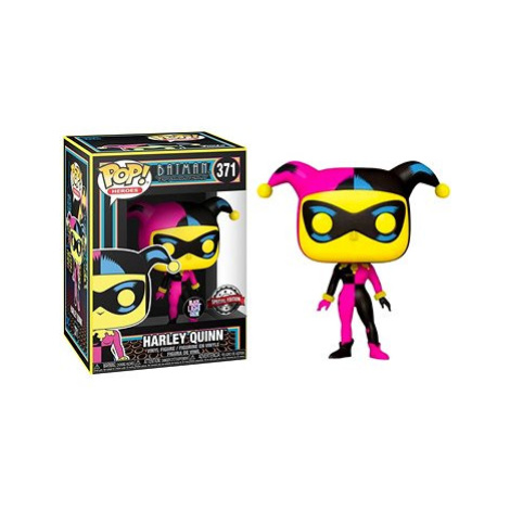 Funko POP Heroes: DC- Harley Quinn(Black Light glow) special edition (371)