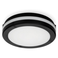 LED Koupelnové stropní svítidlo LED/12W/230V IP65 pr. 20 cm černá