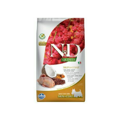 N&D Quinoa DOG Skin & Coat Quail & Coconut Mini 2,5kg sleva