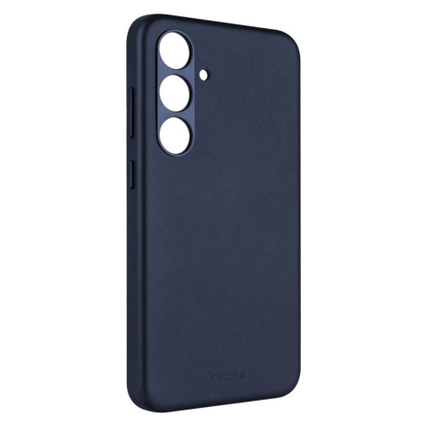 FIXED MagLeather kožený kryt s MagSafe Samsung Galaxy S24 modrý