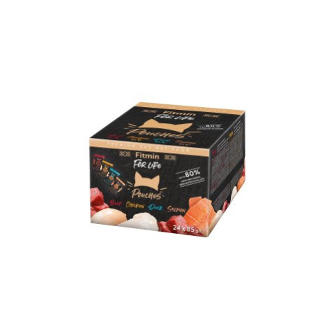 Fitmin For Life Multipack kapsiček pro kočky 24x85g