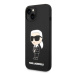 Karl Lagerfeld KLHMP14MSNIKBCK hard silikonové pouzdro iPhone 14 PLUS 6.7" black Silicone Ikonik