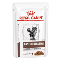 Royal Canin VD Feline Gastro Intestinal Moderate Calorie - výhodné balení 24 x 85 g