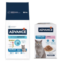 Advance granule 10 kg + kapsičky 12 x 85g - 15 % sleva - Sterilized krůtí 15 kg + Sterilized krů