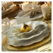 ASIR Porcelánová jídelní souprava 24 ks GOLD krémová zlatá