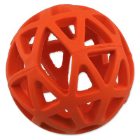 Dog Fantasy Hračka míček děrovaný oranžový 7 cm