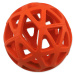 Dog Fantasy Hračka míček děrovaný oranžový 7 cm
