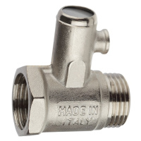 1/2" pojistný ventil k zásobníkovým ohřívačům (otev. tlak 5,8 bar) 401.015