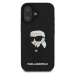 Zadní kryt Karl Lagerfeld 3D Rubber Ikonik pro Apple iPhone 16, black