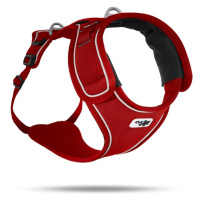 CURLI Postroj pro psy Belka Red S, 15-25 kg